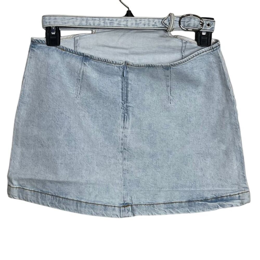 Weworewhat Women's Cut Out Denim Mini Skirt - Picture 5 of 12